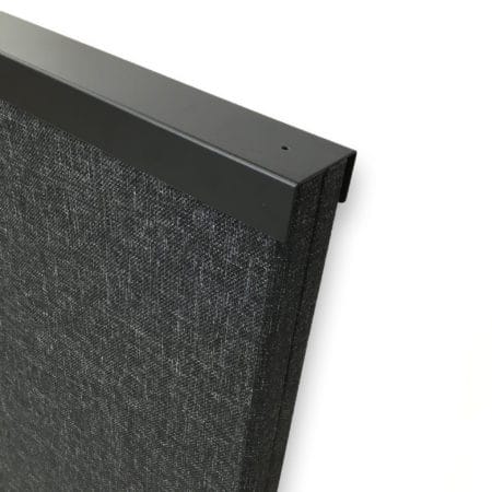 Top moulding for sound-absorbing partition wall