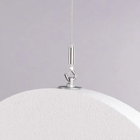 Wire suspension baffles