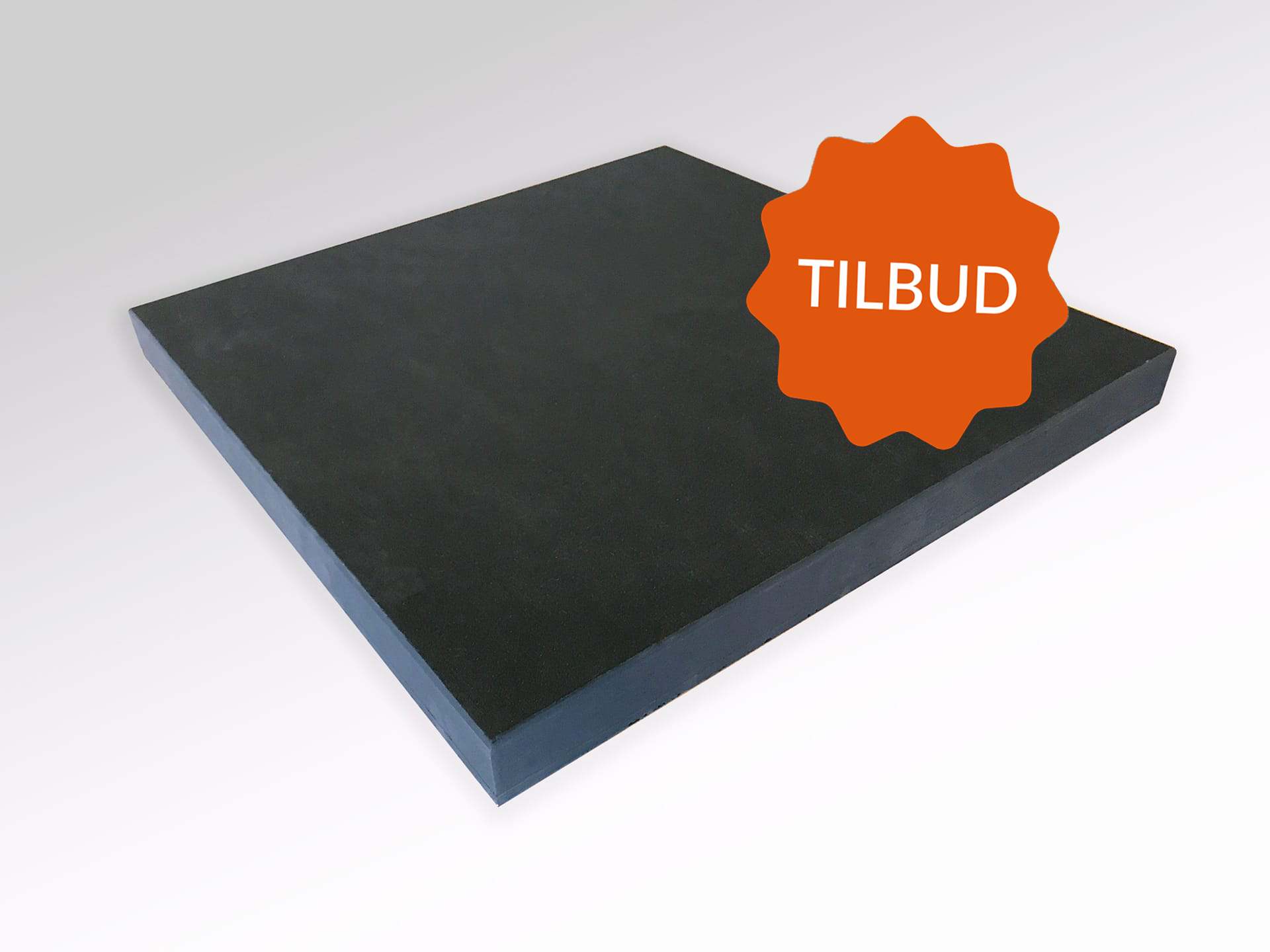 Eira™ dB 49 mm sort lydblokerende plade