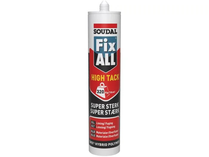 Soudal Fix ALL High tack assembly adhesive. High tack