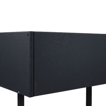 Hugin™ soundproofing table screen<span> - </span>Black, 650 x 800