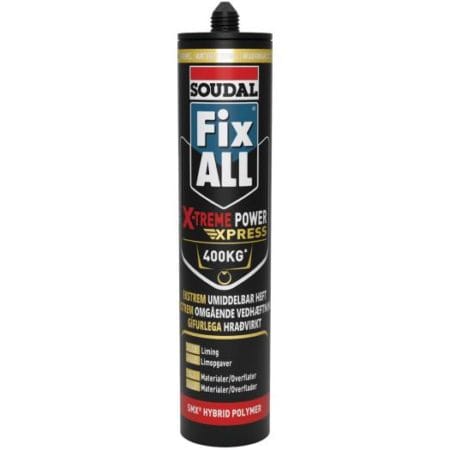 Soudal Fix All X-Treme Power. Vegg og skråtak