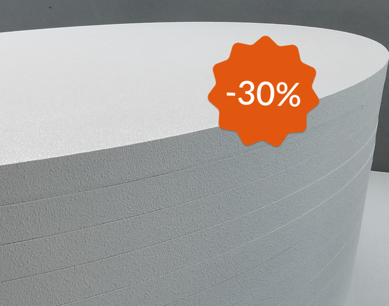 Loke™ Oval lyddempende flåte 40mm