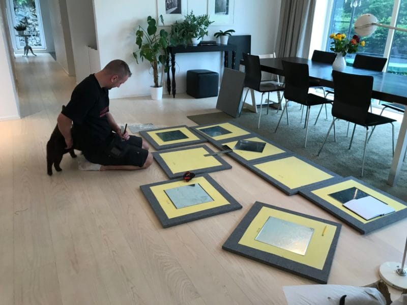 Metallplate til oppheng av akustikkplate - Bilde 2