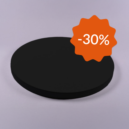 Eira™ 40mm Svart lyddempende sirkel