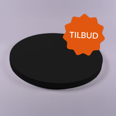 Eira™ 40 mm sort lydisolerende cirkel