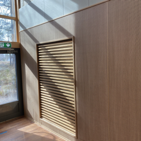 Yggdrasil™ perforated wood panel