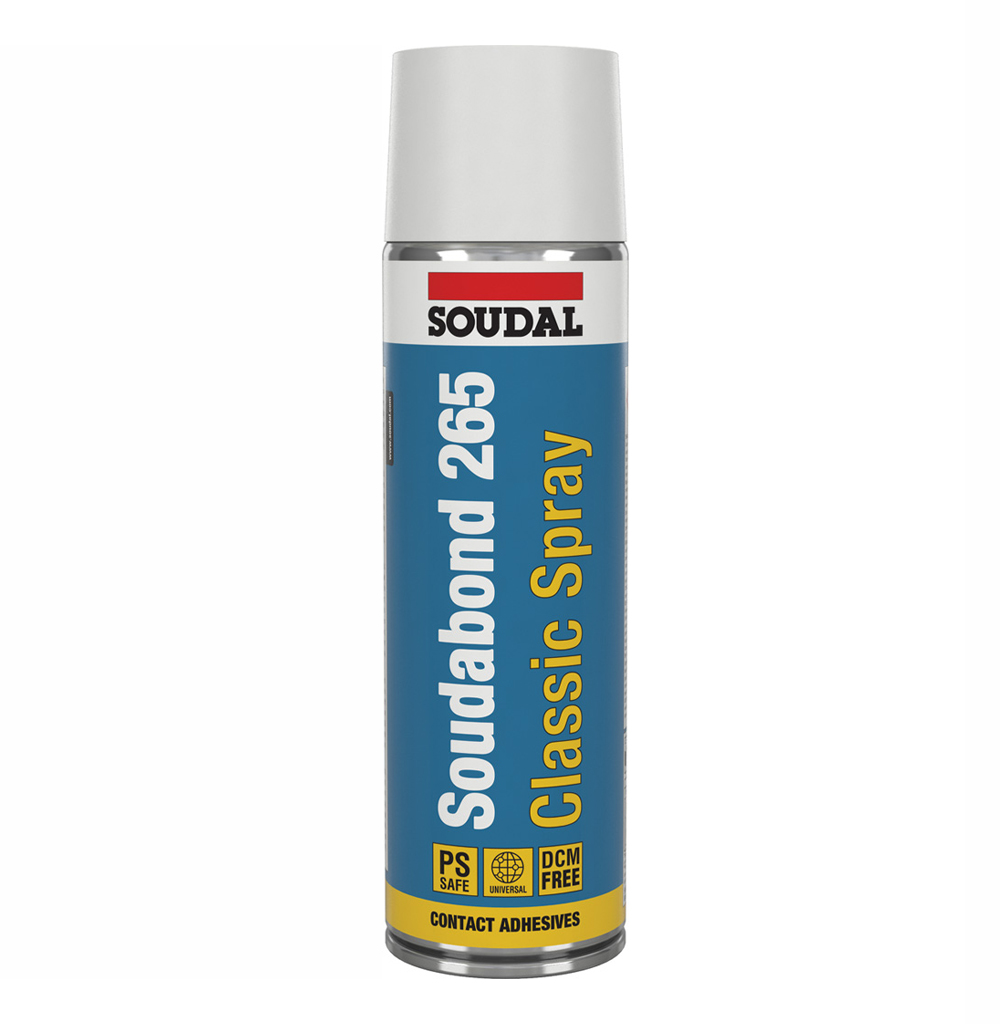 Soudal Spraylim 500 ml. Feste ved kapp overflateduk
