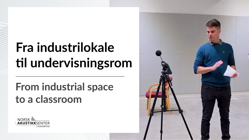 From industrial premises to a classroom