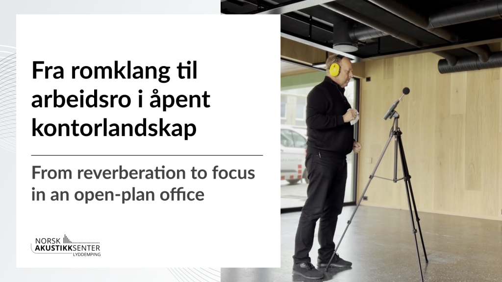 From reverberation to a quiet working environment in an open-plan office
